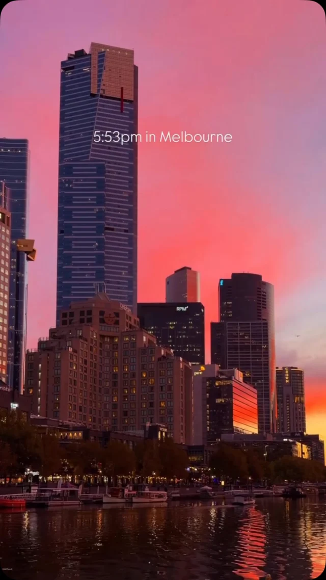 Imagine watching this sunset from 88 floors above Melbourne. ✨

As the sun goes down, the city lights begin to sparkle and the view from Skydeck becomes even more magical.

There’s something pretty special about Melbourne at golden hour. 🌅

📍 Melbourne 
📸 @__racheljane via @australia 🙌

#melbourne #melbourneskydeck #sunset #whatsonmelb #visitmelbourne