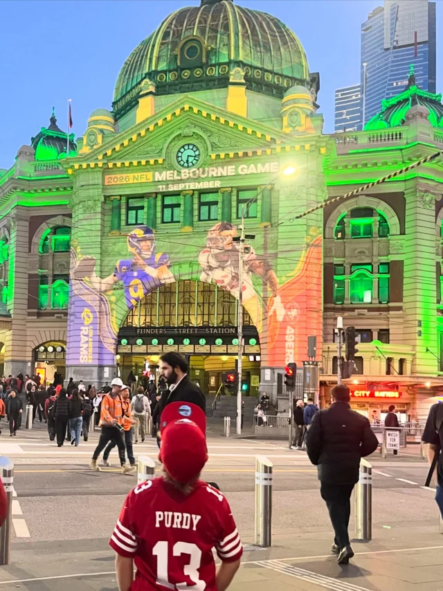 The NFL countdown is officially on! 🏈💚

Melbourne is getting ready for the 2026 NFL Melbourne Game, and we can see it all from Melbourne Skydeck. From the city streets to the MCG, the excitement is building… can you spot us in this pic? 👀

If you’re feeling the footy fever, our $25 Footy Fever Offer includes admission to Melbourne Skydeck plus a complimentary beer or wine. 🍺🍷

There’s never been a better time to see Melbourne 88 floors above the city. ✨

📍 Melbourne Skydeck
🎟️ $25 admission + complimentary beer or wine. 

T&C’s apply - find out more at www.melbourneskydeck.com.au/footy-fever/

#MelbourneSkydeck #NFLMelbourne #NFL #2026NFLMelbourneGame #FootyFever WhatsOnMelbourne MelbourneEvents MelbourneViews VisitMelbourne MelbourneAttractions MelbourneCity EurekaSkydeck