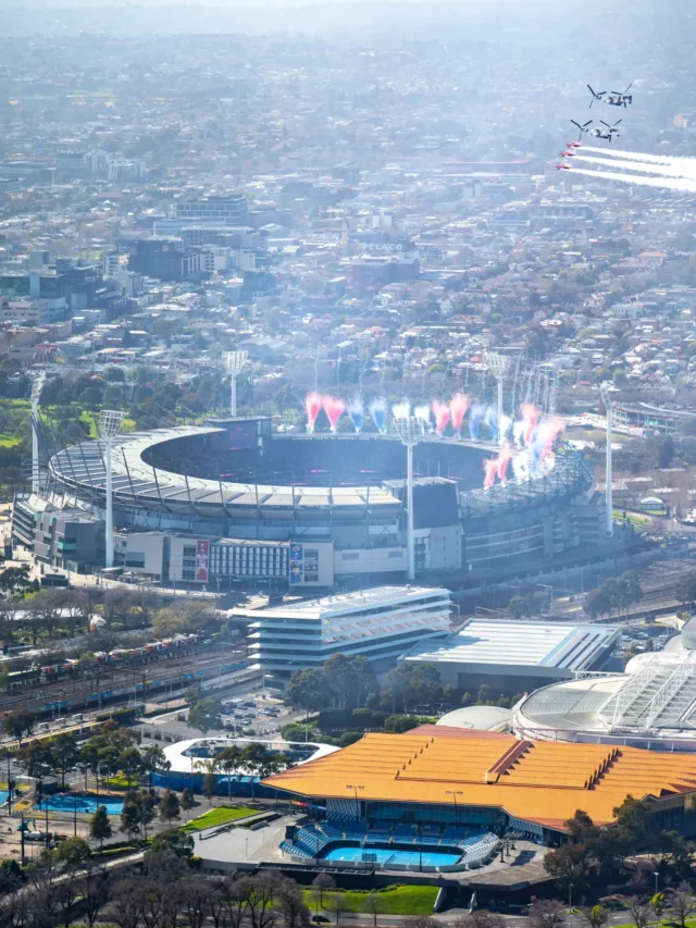 🏈 WHAT. A. DAY, MELBOURNE! 🇺🇸🇦🇺🏉

The NFL officially landed in Melbourne and what a game day it was! 🏈🔥 These incredible photos were captured from @melbourneskydeck today by @melbourneadz. 🙌

The NFL fun is continuing into the weekend at @melbourneskydeck & @89_eureka. 

📍 MELBOURNE SKYDECK
Our Footy Fever Offer is available every day — just $25 admission, including a complimentary house beer or wine. Head 88 floors above Melbourne for breathtaking 360° views across the city and the MCG.

📍 EUREKA 89
Keep the celebrations going with a premium 3-course lunch or dinner, 89 floors above Melbourne. We’re opening especially for lunch this weekend, Saturday 12 and Sunday 13 September.

What a way to bring the NFL to Melbourne! 🏈🇦🇺

📸 @melbourneadz 🙌

#NFL #NFLinMelbourne #NFLMelbourne #NFLAustralia #NFLAUNZ

Melbourne NFL weekend | NFL at the MCG | Things to do in Melbourne this weekend | Melbourne Skydeck | Eureka 89 | Melbourne views | Melbourne dining | NFL Melbourne 2026