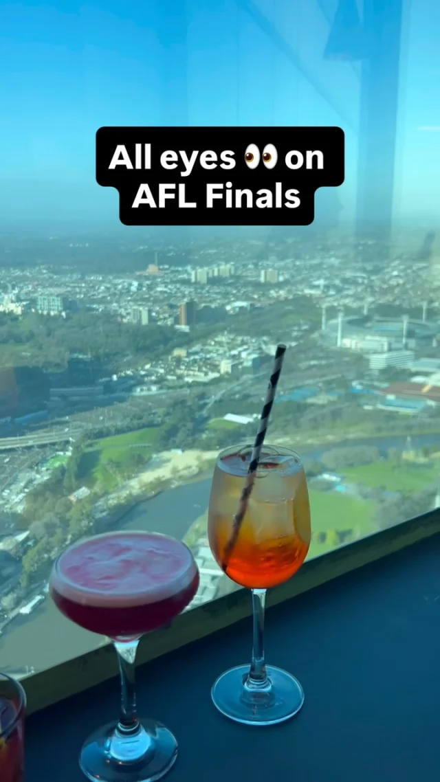 All eyes on AFL Finals. 👀🏉✨

Drinks at Bar 88, city views and the @MCG right below — game day looks pretty good from up here, don’t you think?

There is so much happening @melbourneskydeck throughout September! 

🍻 Our Footy Fever offer is running until 30 September. For just $25, you can enjoy admission to Melbourne Skydeck + a house beer or wine.

🥧 Head up to our level 88 pop-up bar for cold beers, game-day snacks and footy classics, plus have a spin on our ‘Spin to Win’ wheel for your chance to score some great prizes.

🎥 Want to take it up a notch? Upgrade to the Voyager Theatre + The Edge for just $20 extra — that’s Skydeck entry, a drink, Voyager Theatre and The Edge for just $45 per person. 🙌

Discover Melbourne’s sporting capital from a whole new perspective.

#melbourneskydeck #melbourne #whatsonmelb #visitmelbourne #aflfinals